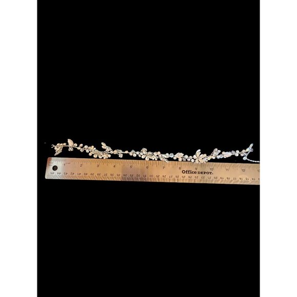 Silver Floral Wire Hair Wreath/Headband/Tiara - Marionat - NWT